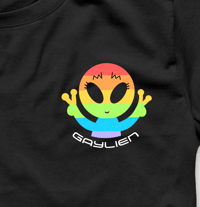 Camiseta - Gaylien 👽🏳️‍🌈